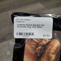 Beaded Hair Scrunchie, bag *new