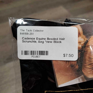 Beaded Hair Scrunchie, bag *new