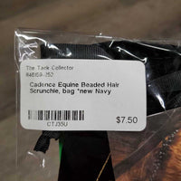 Beaded Hair Scrunchie, bag *new
