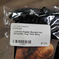 Beaded Hair Scrunchie, bag *new
