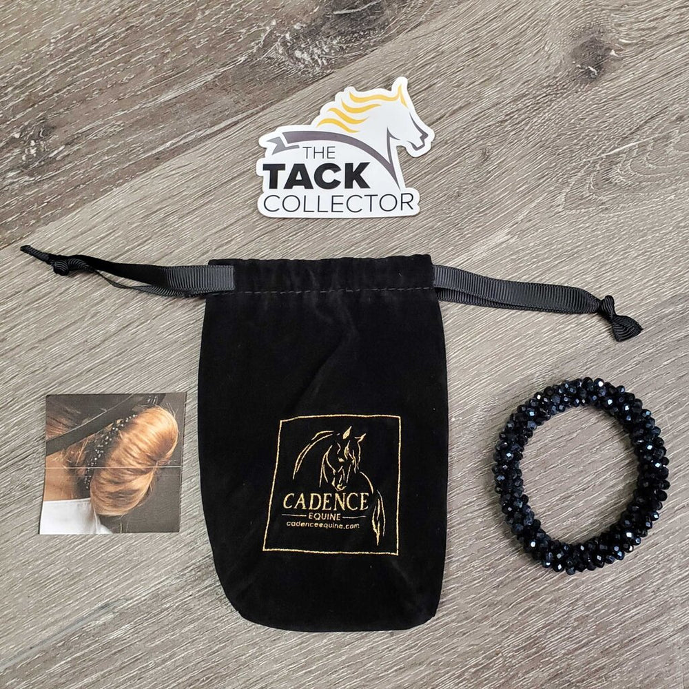 Beaded Hair Scrunchie, bag *new