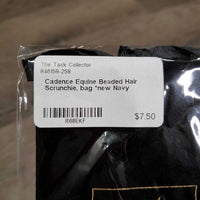 Beaded Hair Scrunchie, bag *new

