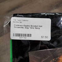 Beaded Hair Scrunchie, bag *new