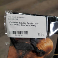 Beaded Hair Scrunchie, bag *new
