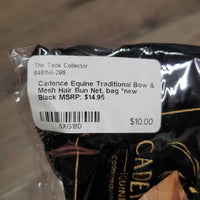 Traditional Bow & Mesh Hair Bun Net, bag *new