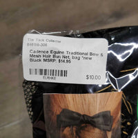 Traditional Bow & Mesh Hair Bun Net, bag *new