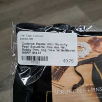 Ultra Stretchy Pearl Scrunchie, Fine Hair Net, Bobby Pins, bag *new