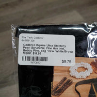 Ultra Stretchy Pearl Scrunchie, Fine Hair Net, Bobby Pins, bag *new
