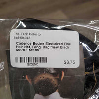 Elasticized Fine Hair Net, Bling, Bag *new