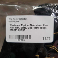 Elasticized Fine Hair Net, Bling, Bag *new
