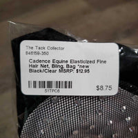 Elasticized Fine Hair Net, Bling, Bag *new
