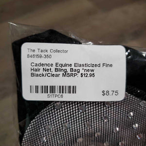 Elasticized Fine Hair Net, Bling, Bag *new