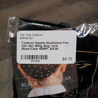 Elasticized Fine Hair Net, Bling, Bag *new
