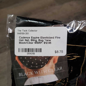 Elasticized Fine Hair Net, Bling, Bag *new