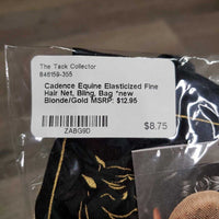 Elasticized Fine Hair Net, Bling, Bag *new
