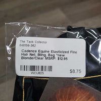 Elasticized Fine Hair Net, Bling, Bag *new