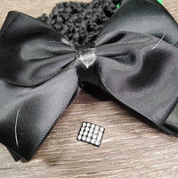 Hair Bun Cover & Bow, Clip, Bling, Bag *new, UNGLUED Blling

