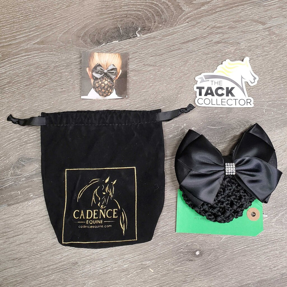 Hair Bun Cover & Bow, Clip, Bling, Bag *new