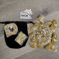 Complete Hair Net Set: net, u-pins, elastics, bag *new
