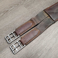 Padded Hunter Girth, 2x Elastic *vgc/gc, dusty seams, creases, UNDONE stitching, elastic: rubs & thin

