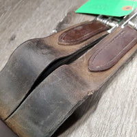 Padded Hunter Girth, 2x Elastic *vgc/gc, dusty seams, creases, UNDONE stitching, elastic: rubs & thin
