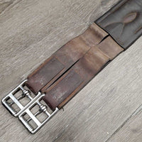 Padded Hunter Girth, 2x Elastic *vgc/gc, dusty seams, creases, UNDONE stitching, elastic: rubs & thin
