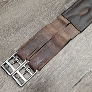 Padded Hunter Girth, 2x Elastic *vgc/gc, dusty seams, creases, UNDONE stitching, elastic: rubs & thin