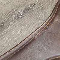 Lg Belly Girth, 2x els, strap *gc/fair, clean, stains, rips, NO D Ring, thin/holey elastics, edges: rough & rubs, older
