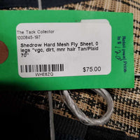 Hard Mesh Fly Sheet, 0 legs *vgc, dirt, mnr hair
