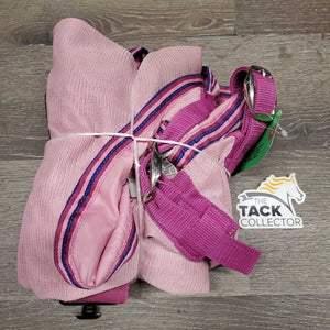 Soft Mesh Fly Sheet, belly, tail *gc/fair, mnr stains, rubs, snags, repairs, holes & fading, no tail