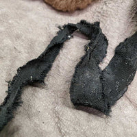 Sheepskin Jump Saddle Seat Saver *gc, clean, clumpy, rubs, mnr hairy, stretched elastic, older, stiff
