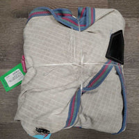 Rain Sheet, 2 legs *gc, 0 wpf, clean, repairs, v. stained, dingy, mnr hair, threads