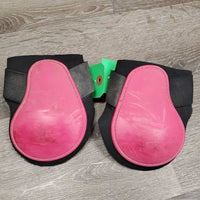 Open Front & Hind Boots, velcro *gc/fair, clean, mnr residue, stains, scrapes, rubs, torn edges
