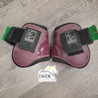 Hind Boots, velcro *gc, dirty, scrapes, residue, marker, hair & scratches
