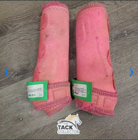 Neoprene Closed Boots, velcro *fair, dirty, stains, curled/thin velcro, edges: thin, frayed & snagged
