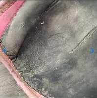 Neoprene Closed Boots, velcro *fair, dirty, stains, curled/thin velcro, edges: thin, frayed & snagged
