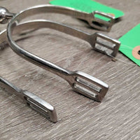 Light Waterford Spurs, Fixed Ball End *vgc, v.mnr dirt, scuffs & scratches
