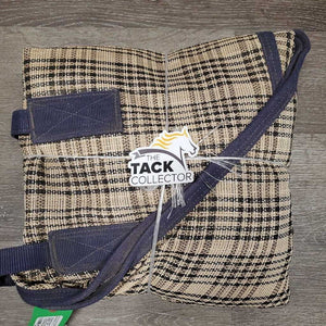 Hard Mesh Fly Sheet, 2 legs *gc, dirt, manure, stains, hole, frays, mnr hair, faded