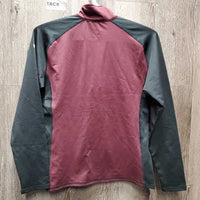 LS Fleece Lined Shirt, 1/4 Zip Up *vgc, mnr hair & dust

