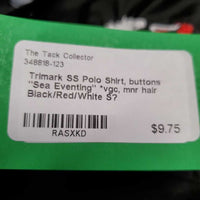 SS Polo Shirt, buttons "Sea Eventing" *vgc, mnr hair
