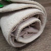 2 Fleece Leg Quilts *fair, dirty, dingy, clumpy, older, stains, hairy, clumpy, hollow spots