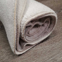 2 Thin Fleece Leg Quilts *fair, dirty, dingy, clumpy, older, stains, hairy, clumpy, hollow spots