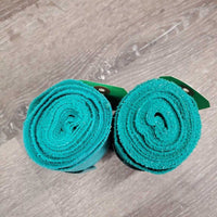 2 Stretchy Nylon Leg Wrap *fair, torn edges, faded, stains, pills, hair, holes, rubs, snags, weak velcro
