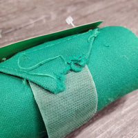 3 Stretchy Nylon Leg Wraps *fair, pilly & torn edges, undone stitching, holes, stains, pills, hair, weak velcro
