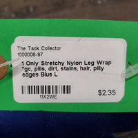 1 Only Stretchy Nylon Leg Wrap *gc, pills, dirt, stains, hair, pilly edges