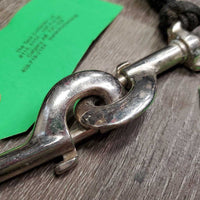 2 Swivel Snaps, tied on nylon strap *gc, scuffs, oxidized, cut straps
