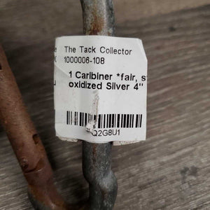 1 Caribiner *fair, stiff, rusty, oxidized