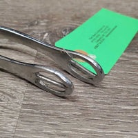 2 POW Spurs *gc, scratched, clean, residue, stains, rubs, scrapes
