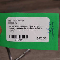Motivator Bumper Spurs *gc, clean, scratches, stains, scuffs
