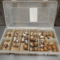 Cork Kit: Box, 2 Taps, 3 wrenches, cork plugs, nail, 95 Assorted Corks *gc/fair, dirty, rusty
